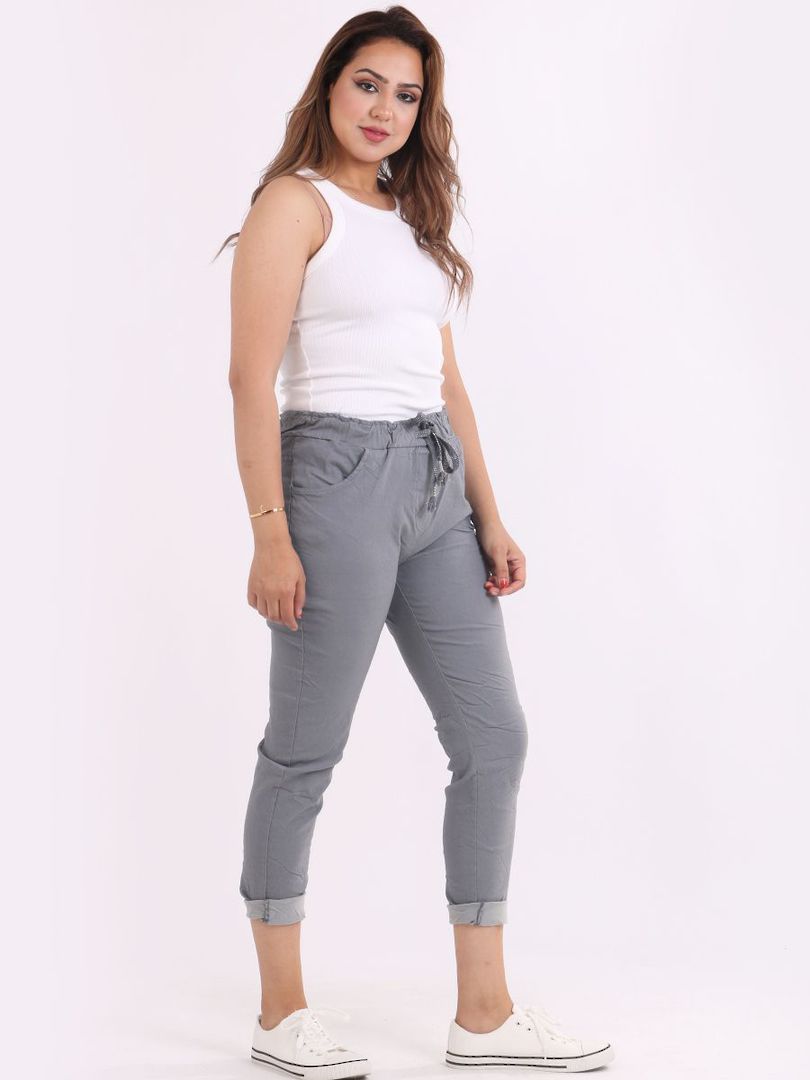 Riley Trousers Light Grey 14-18 image 2